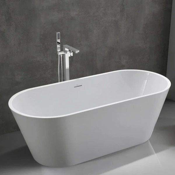 Ванна акриловая Abber AB9268-1.7 белая 170 x 74 см (детальная фотография), 170х75