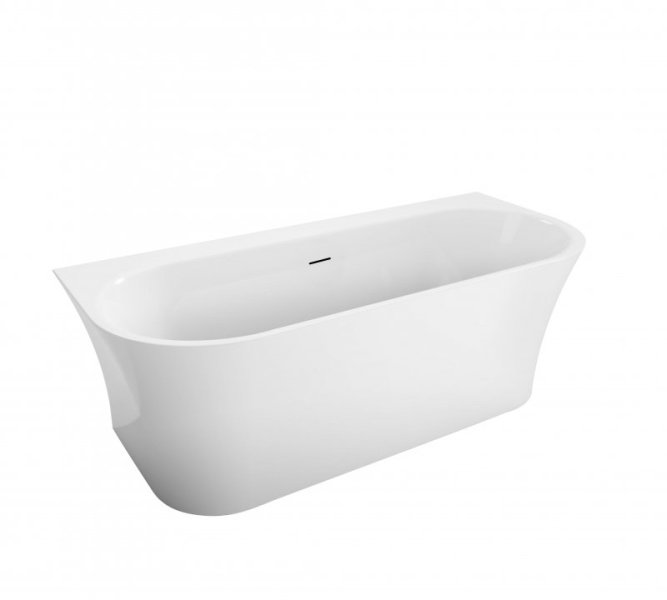 Ванна акриловая BelBagno 170x75 см пристенная BB711-1700-750 (детальная фотография)