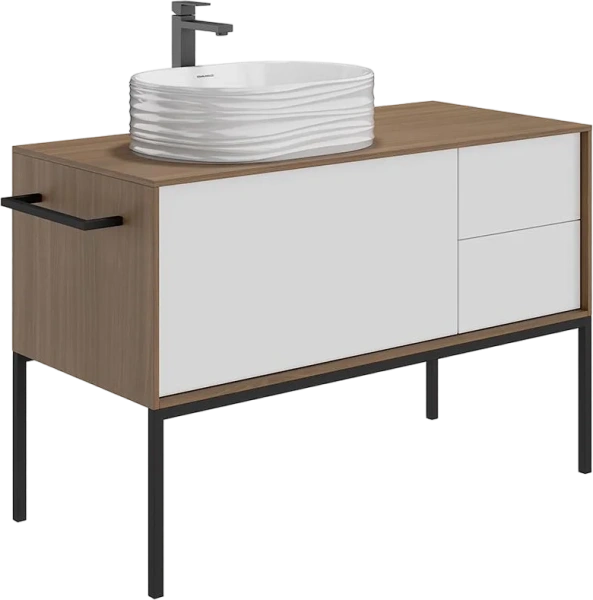 Раковина Kerama Marazzi Sabbia 50 см белая SA.wb.50\WHT (детальная фотография), белые