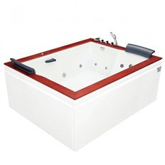 Ванна акриловая правосторонняя с гидромассажем Gemy