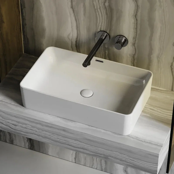 Раковина Ceramica Nova Element 60 см накладная CN6065 (детальная фотография), белые