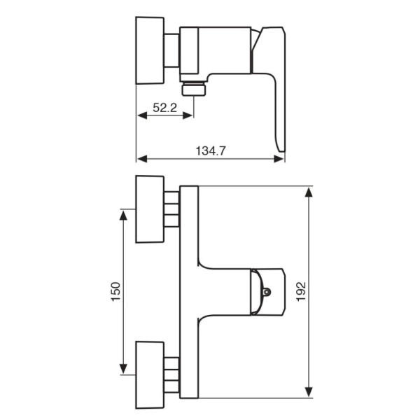 Схема (детальная фотография), для душа