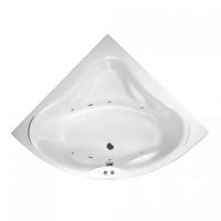 Ванна гидромассажная Excellent Konsul Soft 150 x 150 см, белый/хром, WAEX.KON15.SOFT.CR
