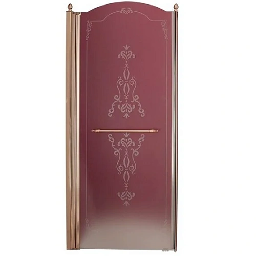 Душевая дверь в нишу Migliore Diadema 90 см профиль бронза стекло прозрачное правая - фото 5