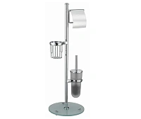 Стойка для ванной WasserKRAFT хром