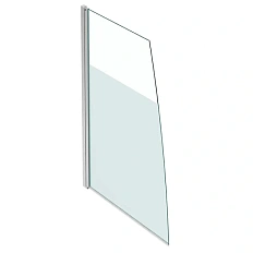 Шторка для ванны Jacob Delafon Serenity 90x145 см профиль хром