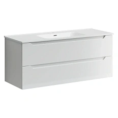 Тумба под раковину подвесная Sancos Norma 2.0 120 см белая