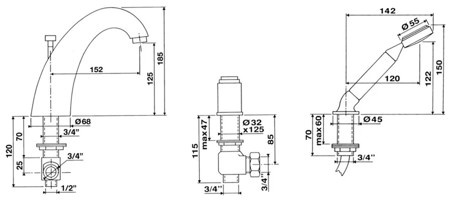 Ванна из искусственного камня Migliore Olivia Angolare 174х80 см фурнитура золото 25444 (детальная фотография), искусственный камень