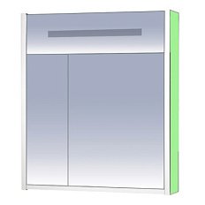 Зеркальный шкаф, цвет салатовый, Misty Джулия