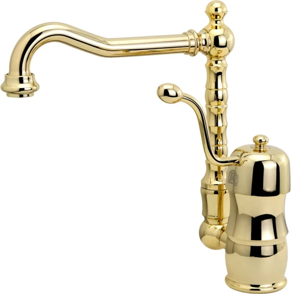 Смеситель для кухни Migliore Queen Nostalgia золото 18282 (детальная фотография), классические, ретро, декорированные