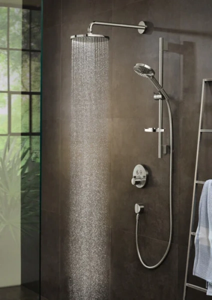 Верхний душ Hansgrohe Raindance S с настенным держателем, хром 27607000 (детальная фотография) index_1