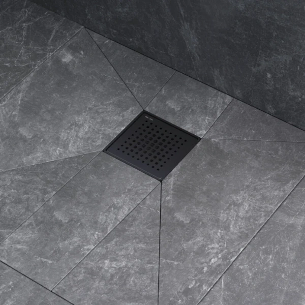 Душевой трап Am.Pm MasterFlow 10 см черный матовый W01BD-P11-010-01BM (детальная фотография), в наличии