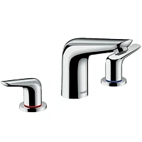 Смеситель для раковины Hansgrohe Novus 100  на 3 отверстия