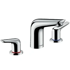 Смеситель для раковины Hansgrohe Novus 100  на 3 отверстия
