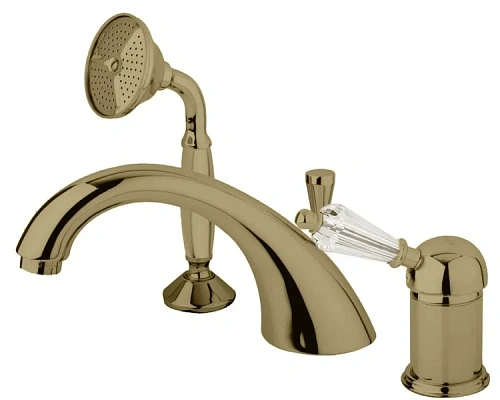 Смеситель для ванны Cezares Vintage бронза ручка с кристаллами Swarovski - фото 3