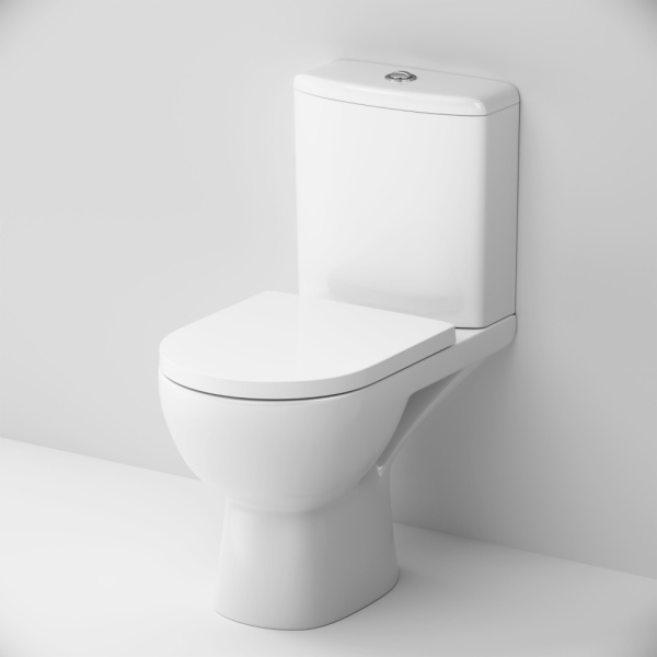 Унитаз компакт Am.Pm Sunny с сиденьем микролифт C85C8600SC (детальная фотография), безободковые, сиденье с микролифтом , с антивсплеском, компакт, низкие