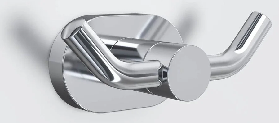 Крючок для ванной AM.PM Sense L двойной A7435600 (детальная фотография), металлические