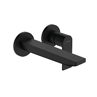 Смеситель для раковины Hansgrohe Rebris черный матовый