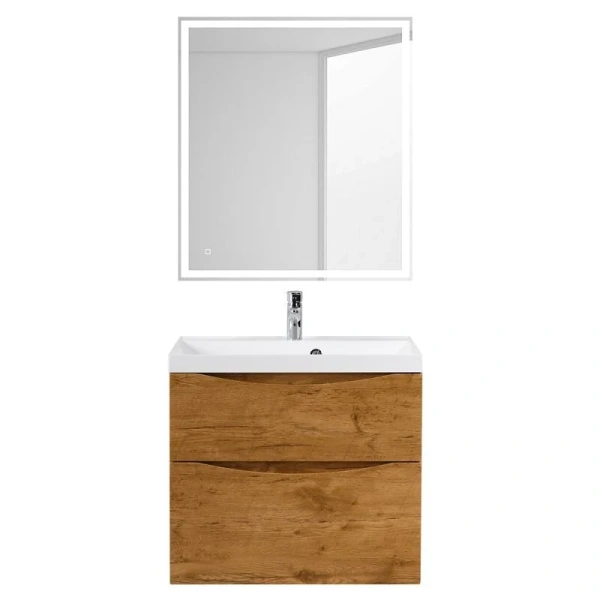 Тумба под раковину подвесная BelBagno Marino 80 см rovere nature MARINO-H60-800-2C-SO-RN-P (детальная фотография), современная, hi-tech, лофт