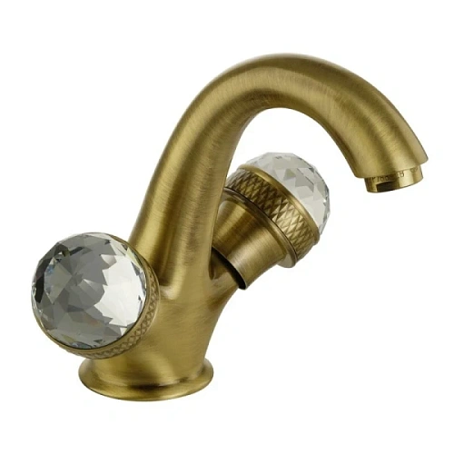 Смеситель для раковины Migliore Axo Swarovski бронза - фото 3
