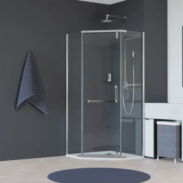 Душевой уголок RGW Hotel HO-081 профиль хром 350608199-11 (детальная фотография)