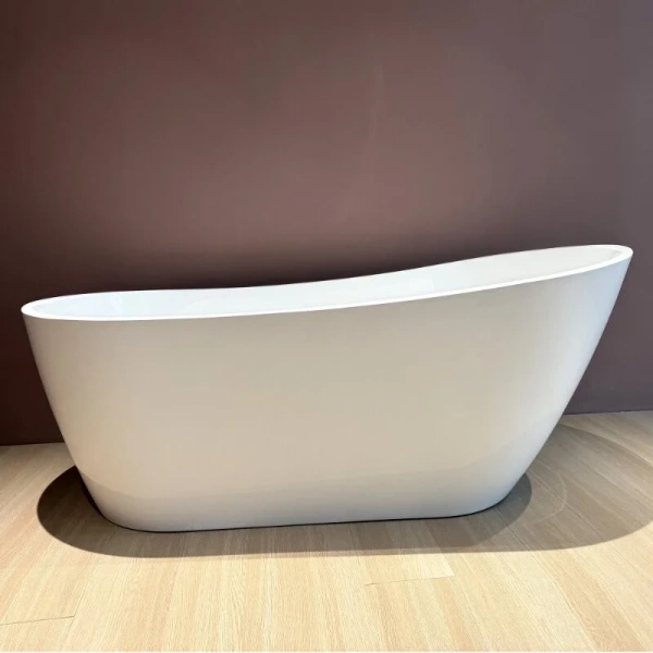 Ванна акриловая Abber AB9501, 170 x 70 см, белая (детальная фотография), овальные