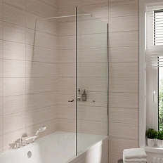 Неподвижная стенка Grossman 120х140 см алюминиевый профиль