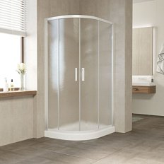 Душевой уголок стекло шиншилла Vegas-glass ZS-F 100х90 02