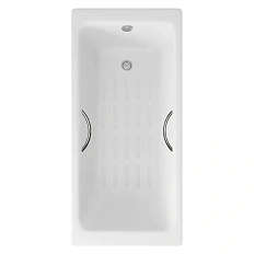 Ванна чугунная Delice Parallel 180x80 с ручками