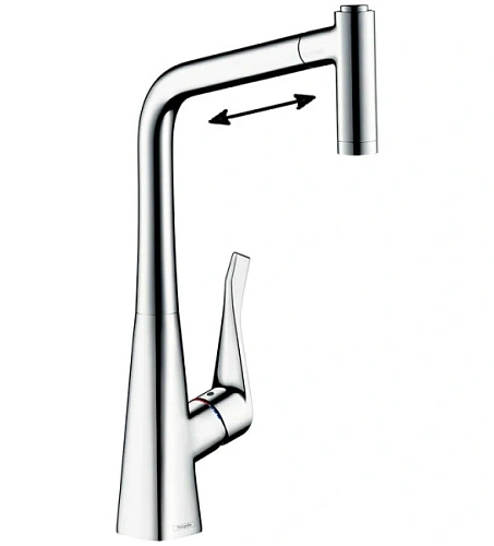 Смеситель для кухни Hansgrohe Metris хром - фото 1