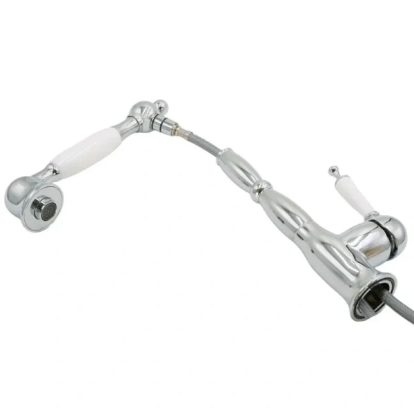 Смеситель для кухни Migliore Oxford 18 с выдвижным изливом (детальная фотография), однорычажные, двухрычажные