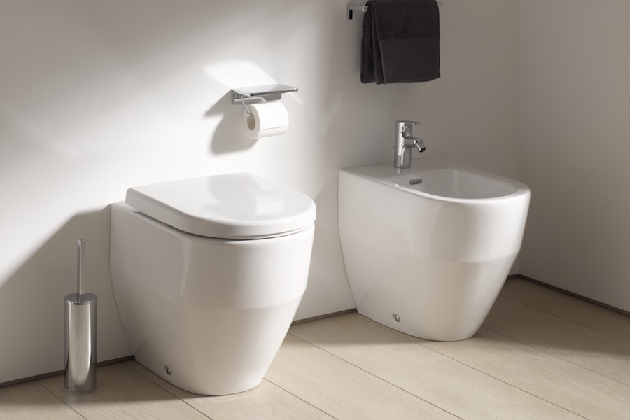 Унитаз напольный Laufen Pro c покрытием LCC 8.2295.2.400.000.1 (детальная фотография), приставные, встраиваемые