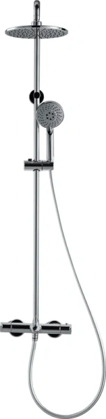 Душевая колонна с термостатическим смесителем для ванны Bravat Waterfall F639114C-A2-RUS (детальная фотография)