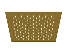 Верхний душ Wasserkraft матовое золото