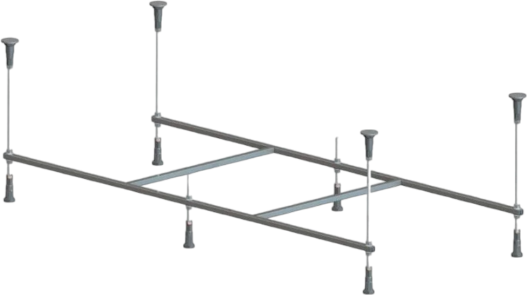 Каркас для ванны Am.Pm X-Joy 170x75 см алюминий W94A-170-075W-R (детальная фотография)