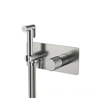 Гигиенический душ со смесителем Boheme Stick никель брашированный