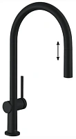 Смеситель для кухни Hansgrohe Talis M54 матовый черный
