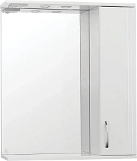 Зеркальный шкаф с подсветкой Style Line Панда 75 см белый