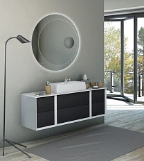 Тумба под раковину подвесная Cezares Bellagio 70 см Bianco Opaco