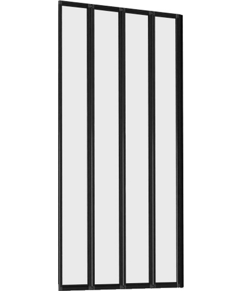 Шторка для ванны RGW Screens SC-23B 80x150 см профиль черный 03112308-14 (детальная фотография)