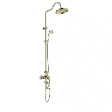 Душевая стойка Акватек Классик золото полированное