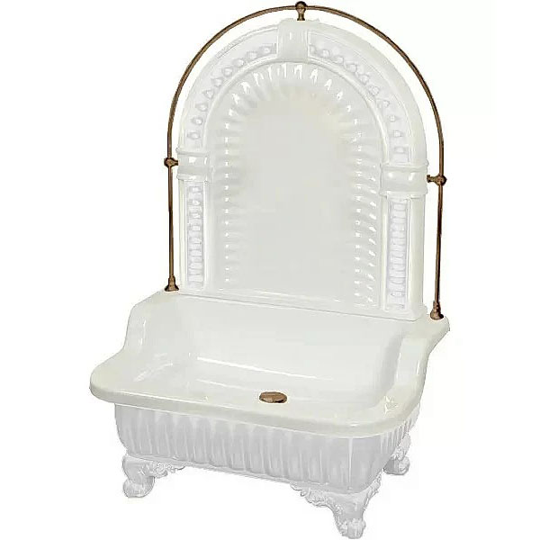 Раковина напольная Migliore Olivia Zampa галерея бронза 26297 (детальная фотография)