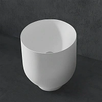 Раковина Abber Stein 40 см белая матовая