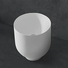 Раковина Abber Stein 40 см белая матовая