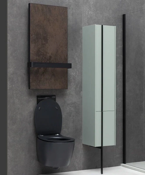 Унитаз подвесной Allen Brau Fantasy черный 4.11004.31 (детальная фотография), современные, hi-tech, круглые