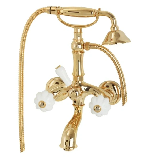 Смеситель для ванны Migliore Olivia золото 19020 (детальная фотография)