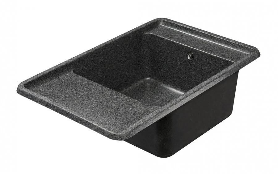 Мойка для кухни Акватон Беллис 78 см графит 1A725032BS210 (детальная фотография), в наличии