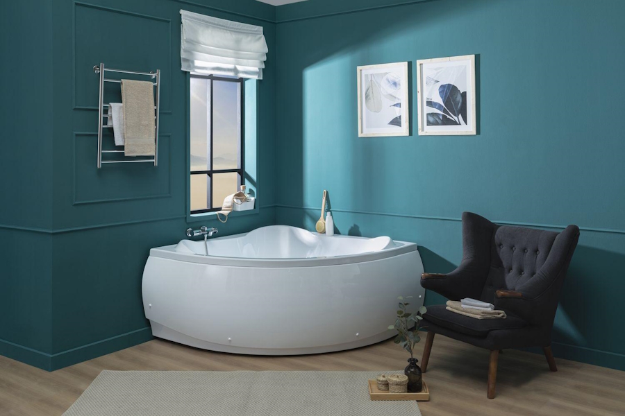 Ванна акриловая Aquanet Malta 150х150 00204003 (детальная фотография), полукруглые