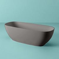Ванна отдельностоящая из искусственного камня, grigio oliva, Artceram Hoop