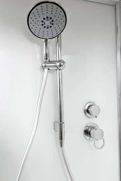 Душевая кабина Deto D 120х80 см правая D272SREL (детальная фотография), хромированный профиль